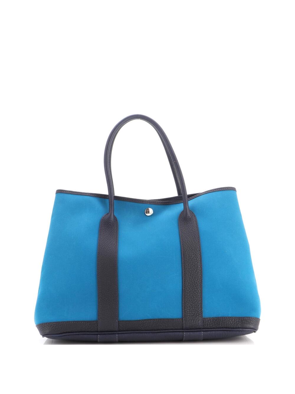 Hermes Garden Party Tote Toile And #349083H19B